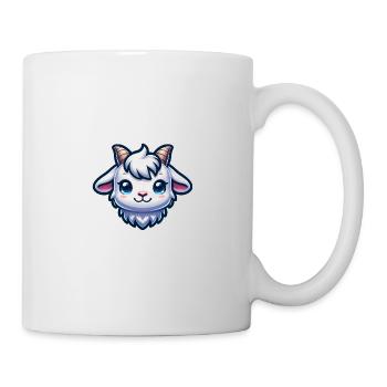 Cute Goat, Animal Lover, Farm, Lamb Farmer - Mug - white - Right