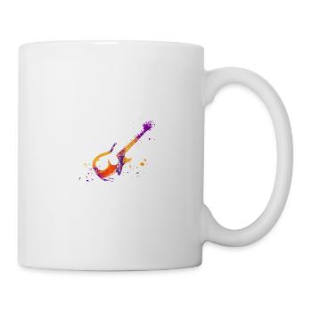 Guitar player passion and music - Mug - white - Right