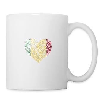 Cœur du Mali – Unité et amour pour le Mali - Mug blanc - blanc - Droite