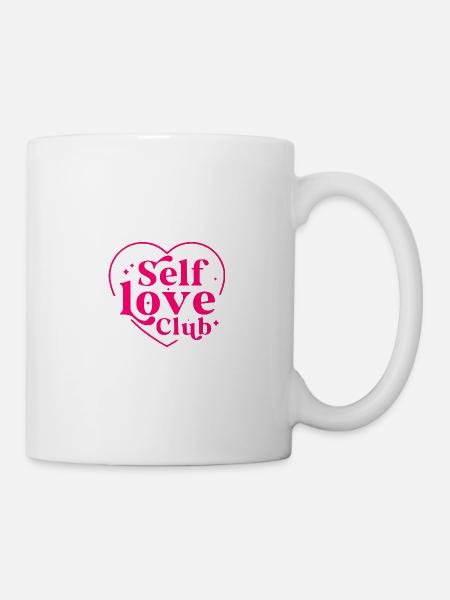 Club d’amour de soi - Mug blanc - blanc