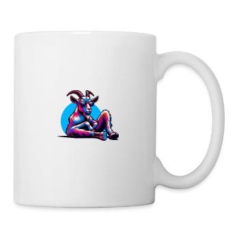 Goats Chilling Funny Animal Lovers Farm - Mug - white - Right