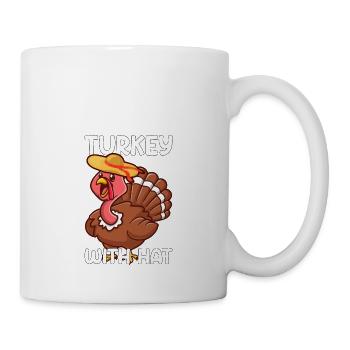 Turkey Turkey Turkey Thanksgiving Gift Idea - Mug - white - Right