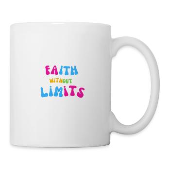 Faith Without Limits Flower Power Design - Mug - white - Right