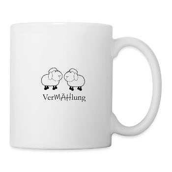 vermählung Schafe Witz - Tasse - Weiß - Rechts