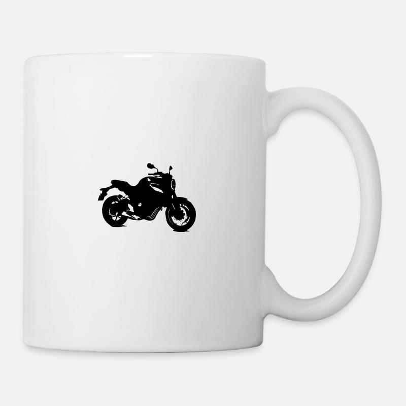 Motorrad Chopper Cruiser Biker Mechaniker Geschenk - Tasse - Weiß