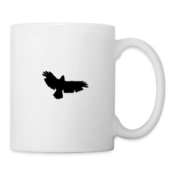 Conception d'oiseau de proie - Mug blanc - blanc - Droite