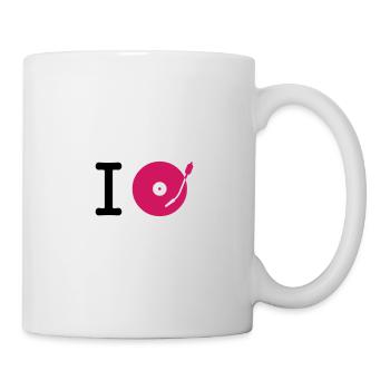 i dj / play / listen to + your music - Mug blanc - blanc - Droite