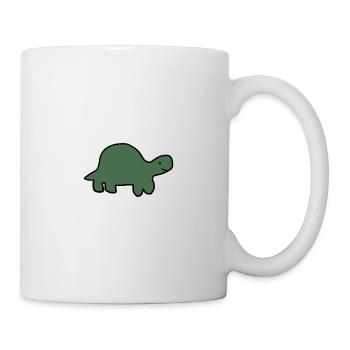 Motif d’animaux animaux verts de tortue - Mug blanc - blanc - Droite