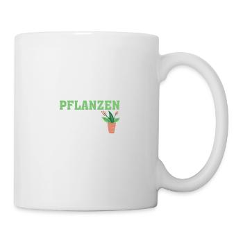 Les plantes vont toujours jardinier Dictons Mesdames - Mug blanc - blanc - Droite