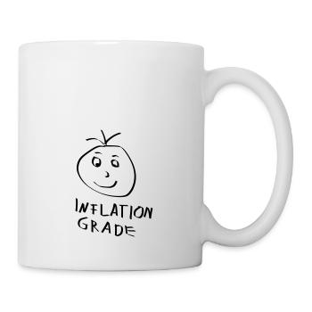 Inflation grade Politik Krise Gesicht - Tasse - Weiß - Rechts