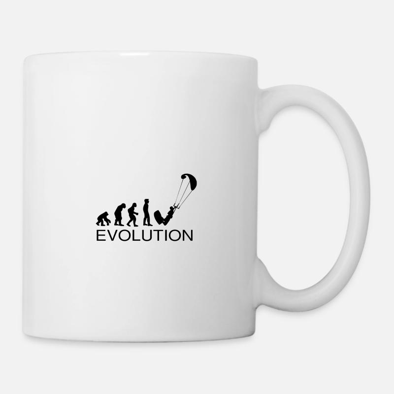 Évolution Kite Surf - Mug blanc - blanc