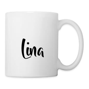 Vorname - Lina - Tasse - Weiß - Rechts