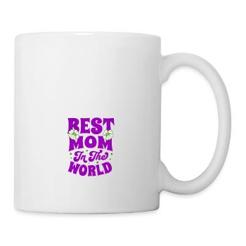 Meilleure maman du monde - Mug blanc - blanc - Droite