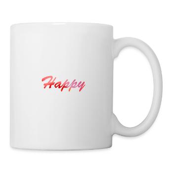 Feliz - Glücklich - Tasse - Weiß - Rechts