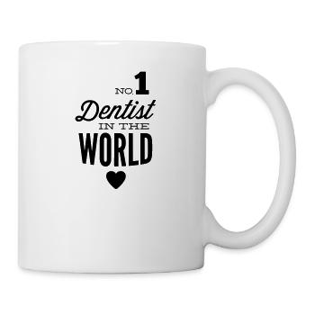 Bester Zahnarzt der Welt - Tasse - Weiß - Rechts