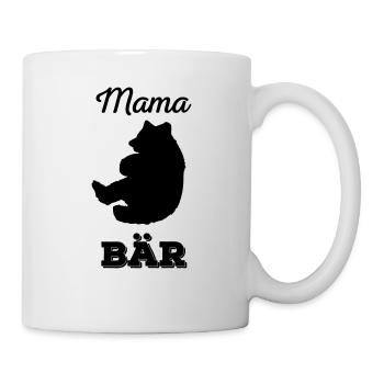 Mama Bär - Tasse - Weiß - Rechts