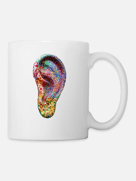 ear - Mug - white