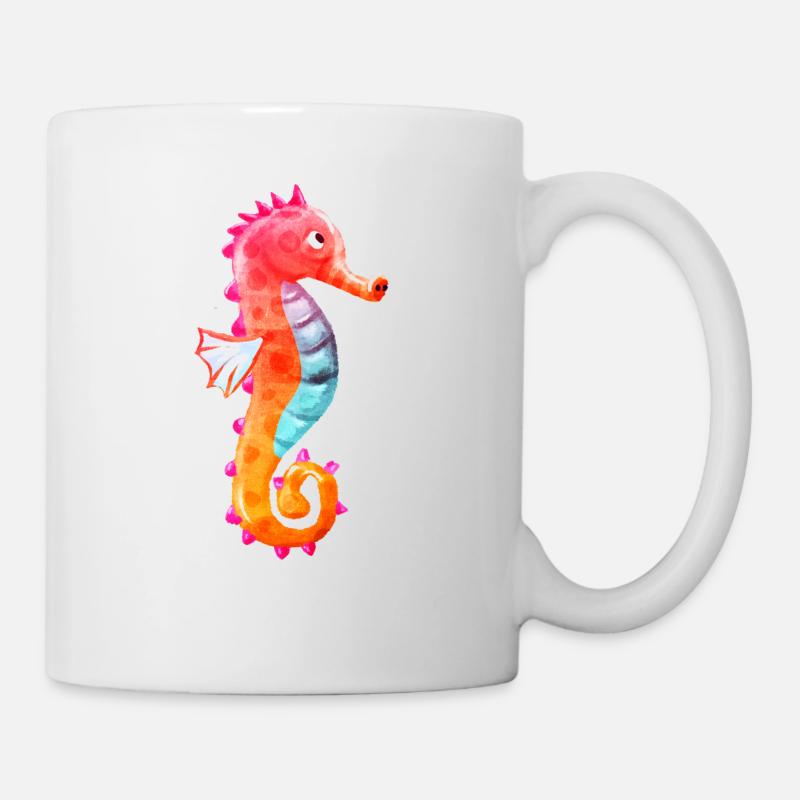 hippocampe - Mug blanc - blanc
