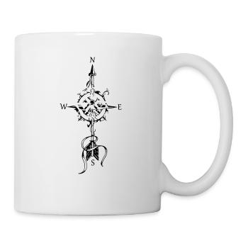 Kompass - Tasse - Weiß - Rechts