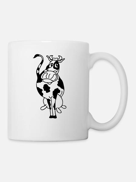 Kuh - Tasse - Weiß