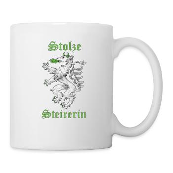 Stolze Steirerin - Tasse - Weiß - Rechts