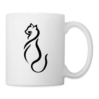 Icône de chat animal de compagnie - Mug blanc - blanc - Droite