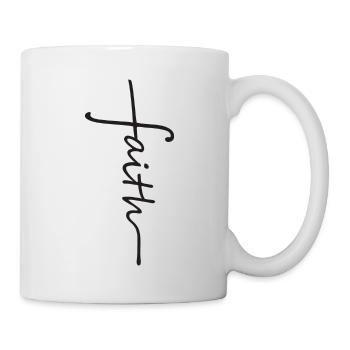 Foi Croix Jésus Don chrétien - Mug blanc - blanc - Droite