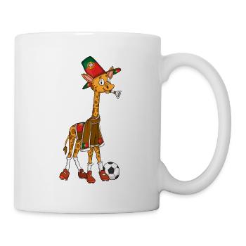 Giraffe Fan Portugal - Mug - white - Right