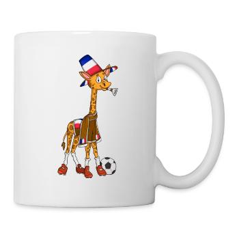 Giraffen Fan Frankreich - Tasse - Weiß - Rechts