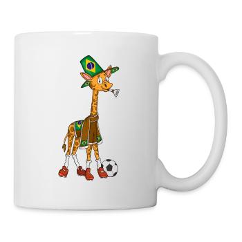 Giraffe Fan Brazil - Mug - white - Right