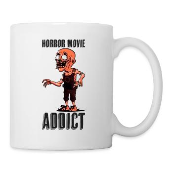 Comic Zombie Horrorfilm Fan Design - Tasse - Weiß - Rechts
