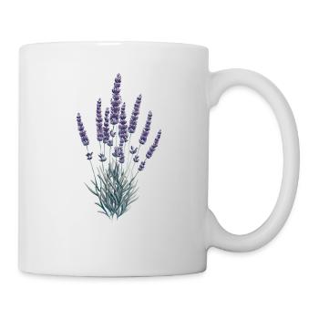 Lavender plant - Realism - Mug - white - Right