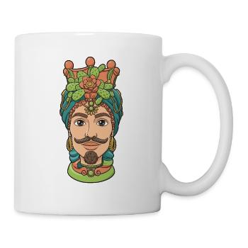 Moors Häuptling Sizilien - Tasse - Weiß - Rechts