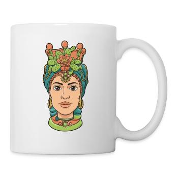 Moor's Head Woman Sicily Sicily - Mug - white - Right