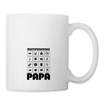 Multifunktions Papa Vatertag Geschenk - Tasse - Weiß - Rechts