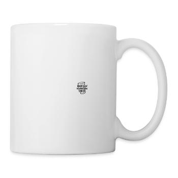 Heute werf ich mich in Schorle Dubbeglas Pfalz - Tasse - Weiß - Rechts