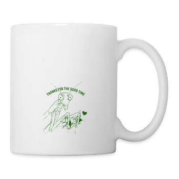 Praying mantis Thanks for the good time insect - Mug - white - Right