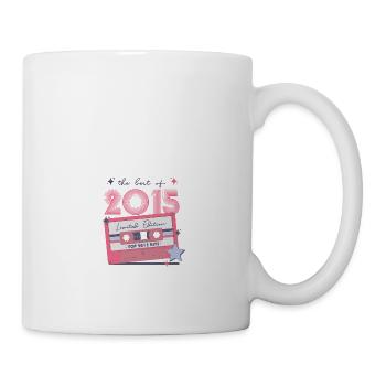 2015 Birthday born in 2015 Retro Vintage - Mug - white - Right