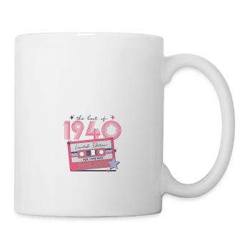 1940 Anniversaire né en 1940 Rétro Vintage - Mug blanc - blanc - Droite