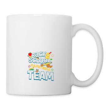 Back To School Cafeteria Team First Day of School - Mug - white - Right