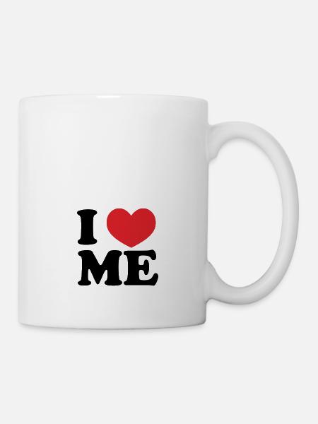 I Love me - Tasse - Weiß