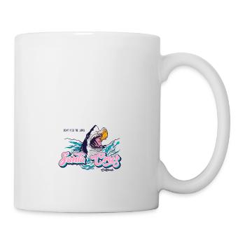 Santa Cruz Californie vintage rétro surfing ville - Mug blanc - blanc - Droite