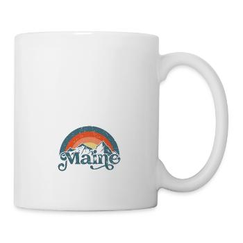 Maine, USA, State, Nature, Lovers, Mountains - Mug - white - Right