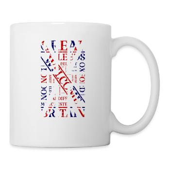 Great Britain flag Union Jack London Oxford UK - Mug - white - Right