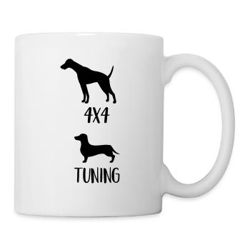 4x4 Dachshund - Mug - white - Right