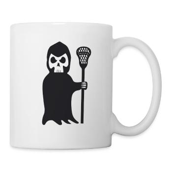 Joueur de crosse Joueur de crosse Grim Reaper - Mug blanc - blanc - Droite