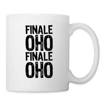 FINALE OHO - Fußball Sport Meisterschaft Gewinner - Tasse - Weiß - Rechts