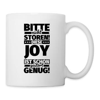 joy Vorname Geschenke lustiger Spruch - Tasse - Weiß - Rechts