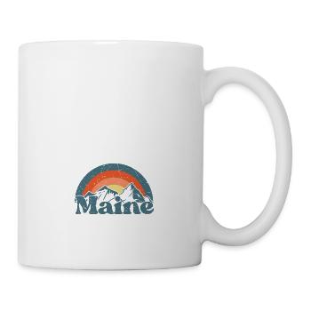 Maine, USA, State, Nature, Lovers, Mountains - Mug - white - Right