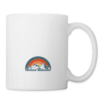 Mount Rainier Nationla Park Washington Berge - Tasse - Weiß - Rechts